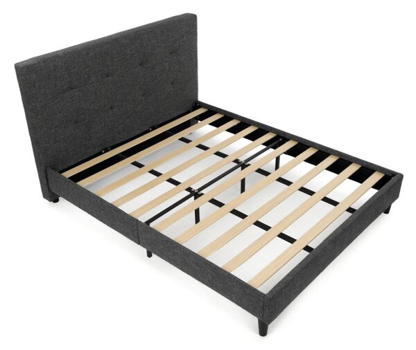 Manželská postel šedá 160x200 cm BED-M160 GREY2