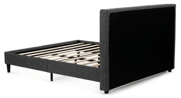Manželská postel šedá 180x200 cm BED-M180 GREY2