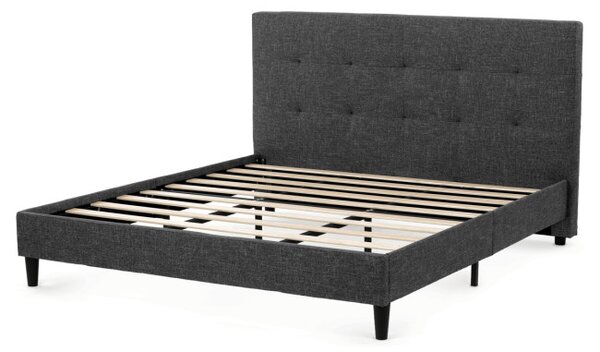 Manželská postel šedá 180x200 cm BED-M180 GREY2