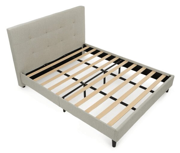 Manželská postel béžová 160x200 cm BED-M160 CRM2