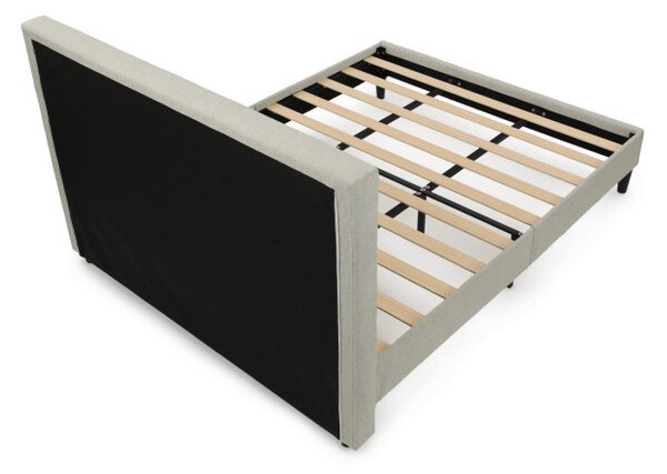 Manželská postel béžová 160x200 cm BED-M160 CRM2