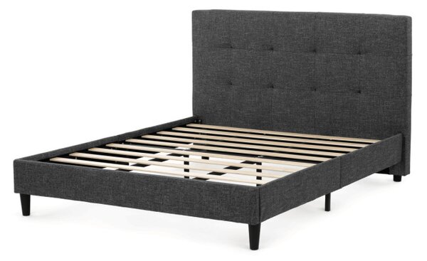 Manželská postel šedá 160x200 cm BED-M160 GREY2