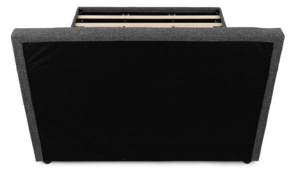 Manželská postel šedá 160x200 cm BED-M160 GREY2
