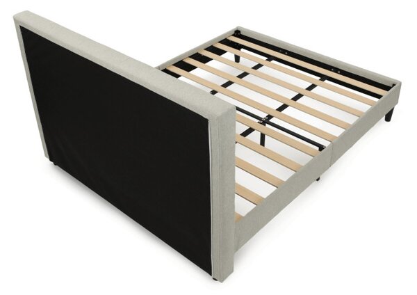 Manželská postel béžová 180x200 cm BED-M180 CRM2