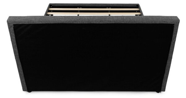 Manželská postel šedá 180x200 cm BED-M180 GREY2