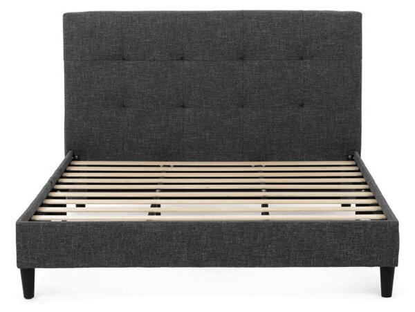 Manželská postel šedá 160x200 cm BED-M160 GREY2