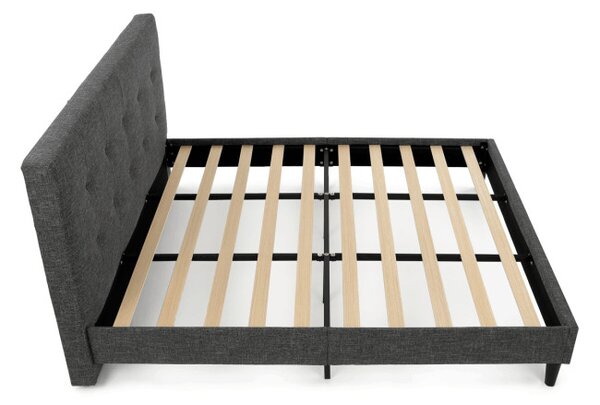Manželská postel šedá 180x200 cm BED-M180 GREY2