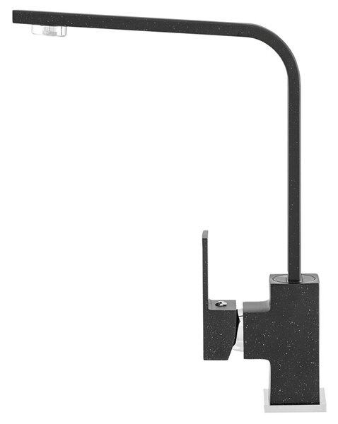 Granitový dřez BIG DON + baterie NOOK ČERNÁ ŽULA 52 x 49 x 21cm