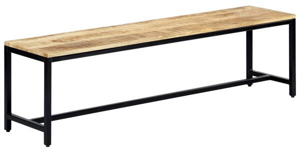 Jídelní lavice-masivní hrubé mangovníkové dřevo | 160 cm