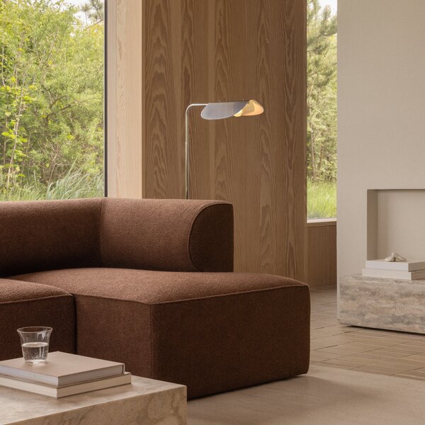 AUDO COPENHAGEN Stojací lampa Wing, Polished Aluminium