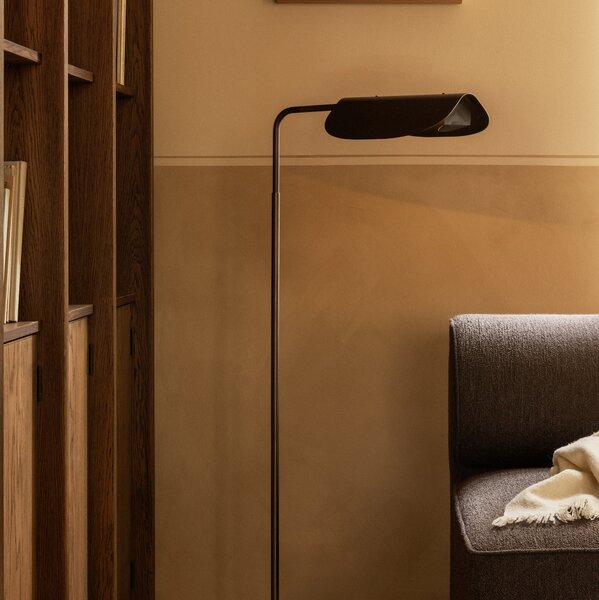 AUDO COPENHAGEN Stojací lampa Wing, Polished Aluminium