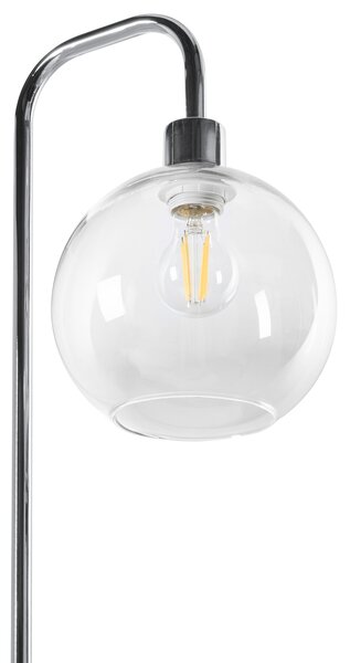 Stojací lampa OKAVANGO Kov Stříbrná