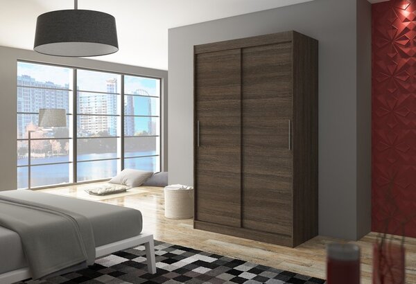 ADRK Šatní skříň posuvná COLLIN CH 120, choco