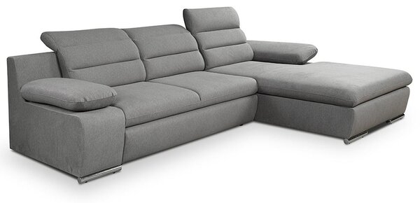 Sedací souprava GRECO MINI | 278x185 cm | PRAVÁ | rozkládací + úložný prostor | VÝBĚR TKANIN