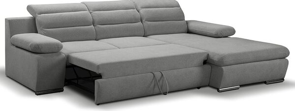 Sedací souprava GRECO MINI | 278x185 cm | PRAVÁ | rozkládací + úložný prostor | VÝBĚR TKANIN