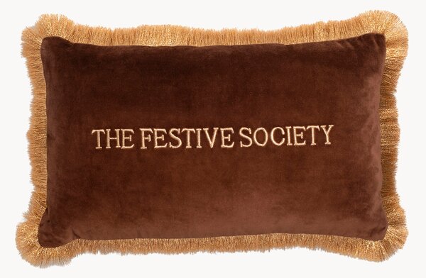 Sametový polštář The Festive Society