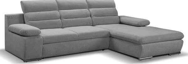 Sedací souprava GRECO MINI | 278x185 cm | PRAVÁ | rozkládací + úložný prostor | VÝBĚR TKANIN