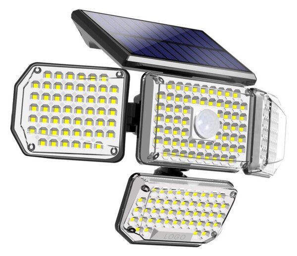 Immax 08499L - LED Solární nástěnné svítidlo se senzorem LED/5W/5,5V IP44