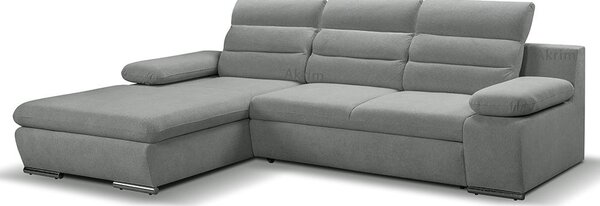 Sedací souprava GRECO MINI | 185x278 cm | LEVÁ | rozkládací + úložný prostor | VÝBĚR TKANIN