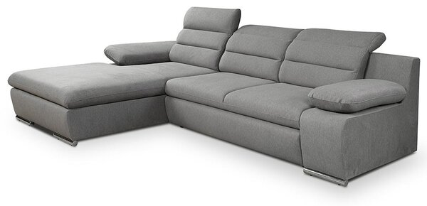 Sedací souprava GRECO MINI | 185x278 cm | LEVÁ | rozkládací + úložný prostor | VÝBĚR TKANIN