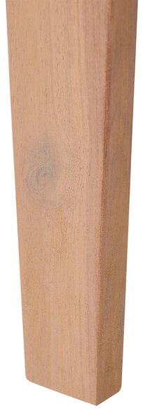 Zahradní konferenční stolek RIVELLO 123 cm 68 cm Akáciové dřevo Světle hnědá