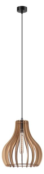 Lustr na lanku TUCCI 1xE27/60W/230V pr. 29 cm dub