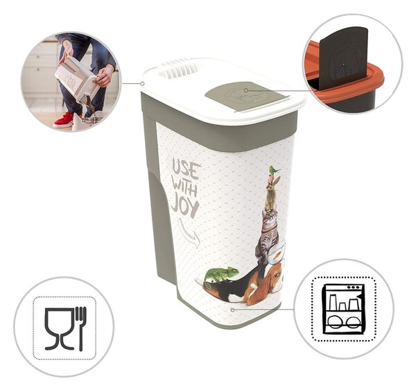 Box na granule 4.1 l Flo – Rotho