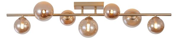 Wofi 7014-701W - LED Přisazený lustr VILLA 7xG9/3W/230V zlatá