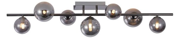 Wofi 7014-705W - LED Přisazený lustr VILLA 7xG9/3W/230V černá