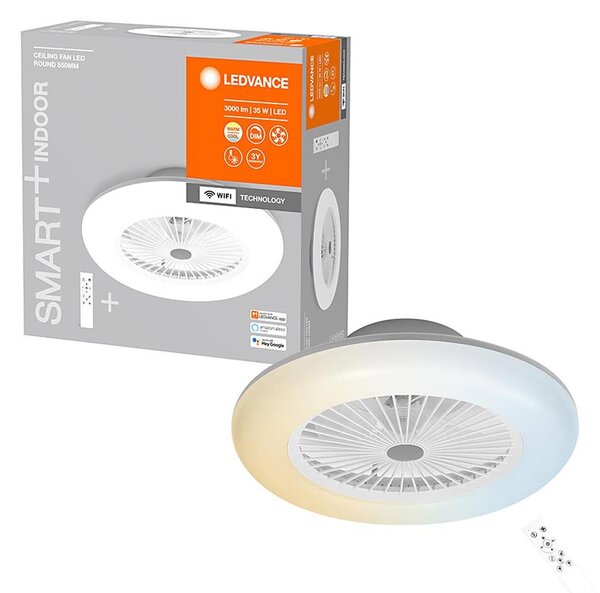 Ledvance -LED Stmívatelné svítidlo s ventilátorem SMART+ LED/35W/230V Wi-Fi + DO