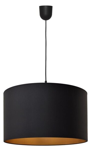 Lustr na lanku ALBA 1xE27/15W/230V pr. 45 cm černá/zlatá