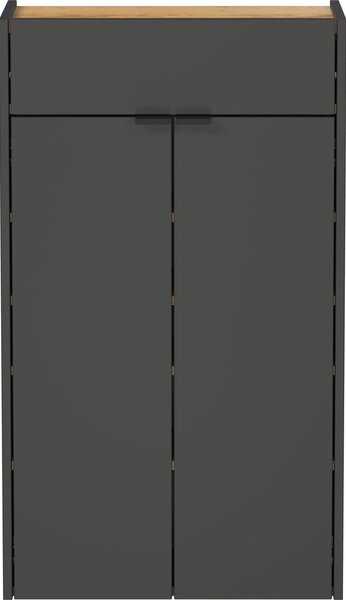 Antracitová skříňka 56x97x22 cm Ameca – Germania