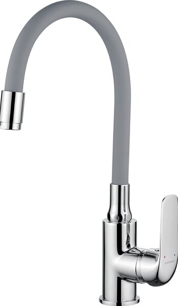 Kuchinox Dřezová baterie Elza s flexibilním raménkem - BKE_961D, šedá mat/chrom