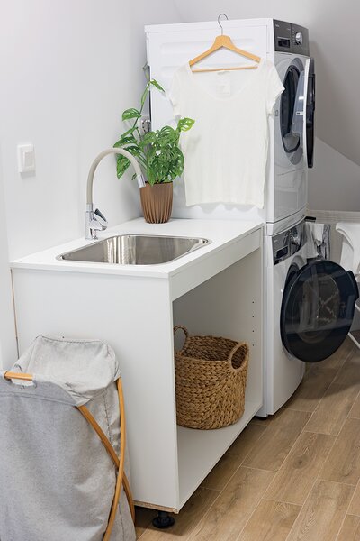 Kuchinox Dřezová baterie Elza s flexibilním raménkem - BKE_461D, béžová mat/chrom