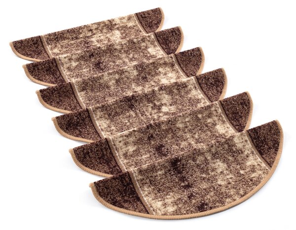 Kobercový ráj Kobercový nášlap STARK béžový Rozměr: 67 cm x 24 cm + 3 cm (zahnutí)