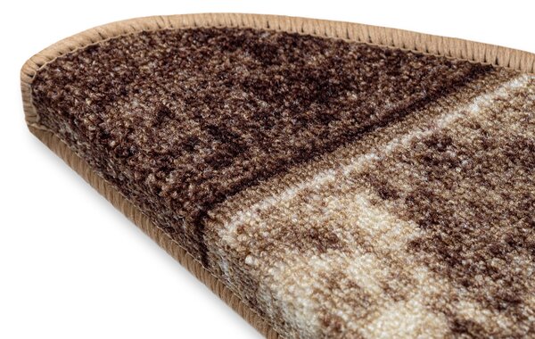 Kobercový ráj Kobercový nášlap STARK béžový Rozměr: 67 cm x 24 cm + 3 cm (zahnutí)