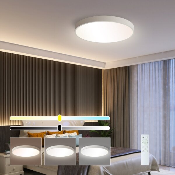 Brilagi-LED Stmívatelné svítidlo POOL SMART LED/48W/230V 3000-6000 40 cm+DO bílá