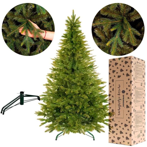 Vánoční stromek Smrk DeLuxe přírodní 220 cm