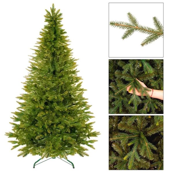 Vánoční stromek Smrk DeLuxe přírodní 220 cm