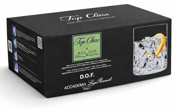 Luigi Bormioli sklenice Top class DOF 365 ml 6 ks