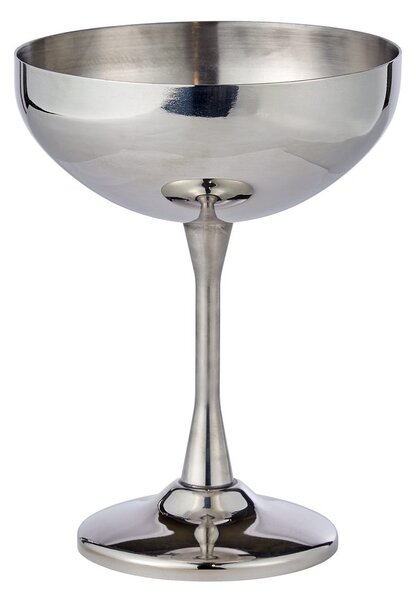 MANHATTAN LOUNGE Pohár na koktejly 260 ml - stříbrná