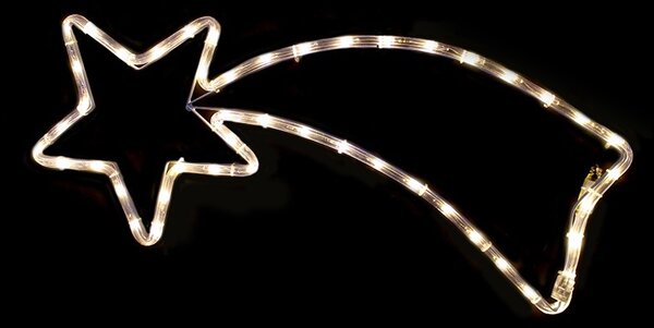 ACA Lighting LED vánoční kometa do okna 8W/230V/IP20, teplá bílá barva