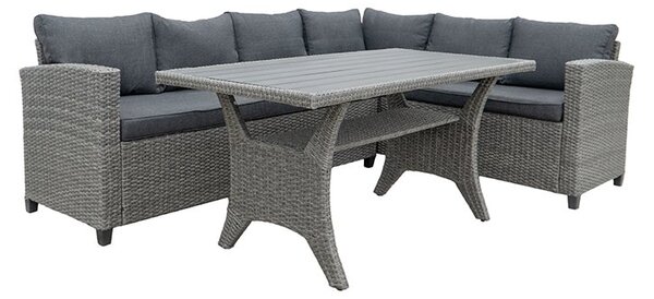 Set zahradního nábytku STOKHOLM G1099 + stůl v grafitové barvě