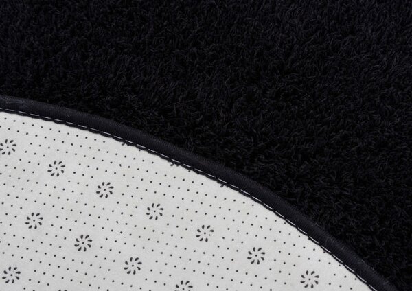 Protiskluzový koberec ALPACA černý kruh