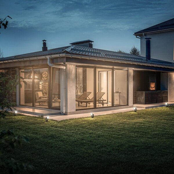 BRILONER Startovací sada Lillis – CONNECT TO SHINE, 3ks bodových svítidely, IP65, černá 3918035