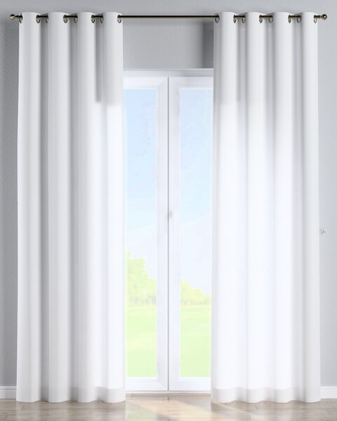 Závěs na kroužcích barva bílá
