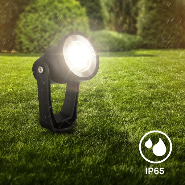 BRILONER Startovací sada Lillis – CONNECT TO SHINE, 3ks bodových svítidely, IP65, černá 3918035