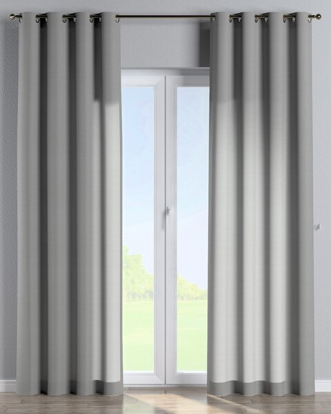 Závěs na kroužcích barva šedá