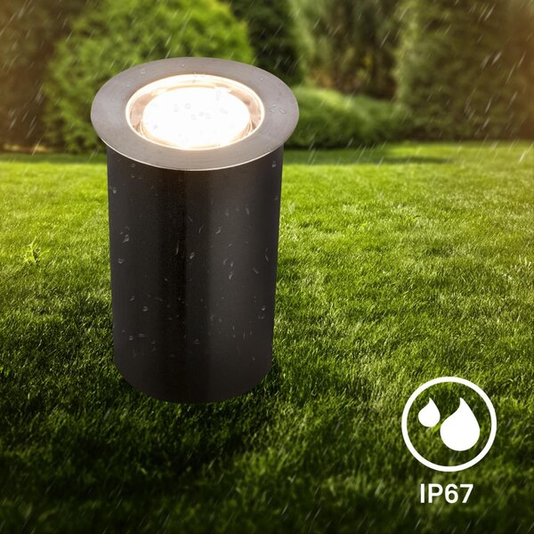 BRILONER CONNECT TO SHINE prodlužovací sada Tilia 3ks LED zapuštěných svítidel do země, IP67 3917032