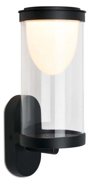 BRILONER LED nabíjecí nástěnné svítidlo, venkovní, dotykový vypínač, vyměnitelné baterie, vč. USB-C kabelu, stmívatelné, IP44, černé 3930015